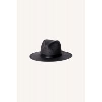 Simone Straw Hat - Black