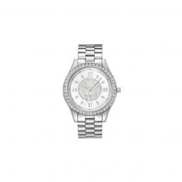 Womens Mondrian Stainless Steel Silver Dial