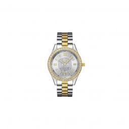 Womens Mondrian Stainless Steel Silver Dial