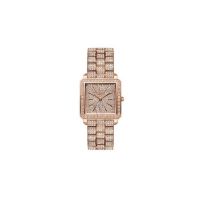 Women's Cristal Stainless Steel set with Swarovski Crystals Rose Crystal Pave Dial Watch