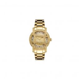 Women's Olympia 10 Year Stainless Steel Gold Dial Watch