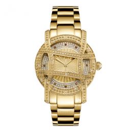 10 YR Anniversary Womens Olympia 0.20 ctw Diamond 18K Gold-plated Watch