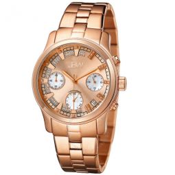 Muse Chronograph Quartz Diamond Rose Gold Dial Unisex Watch
