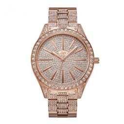 Womens Cristal 0.12 ctw Diamond 18k rose gold-plated stainless-steel Watch
