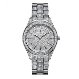 Cristal 34 Quartz Diamond Silver Dial Ladies Watch