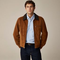 Limited-edition Wallace u0026amp; Barnes work jacket in Italian suede