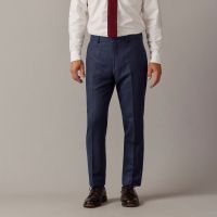 Ludlow Slim-fit suit pant in English cotton-wool blend