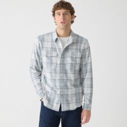 Seaboard soft-knit shirt in plaid