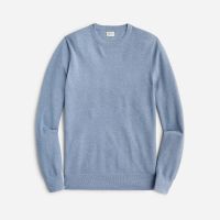 Cotton piquu0026eacute;-stitch crewneck sweater