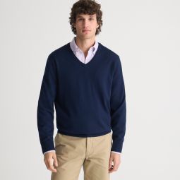 Merino wool V-neck sweater