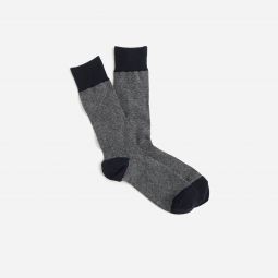 Striped microdot socks