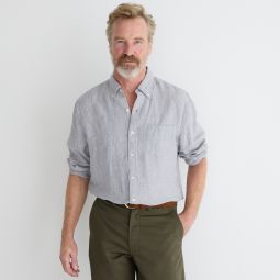 Baird McNutt garment-dyed Irish linen shirt