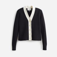 State of Cotton NYC Perry tipped cardigan sweater