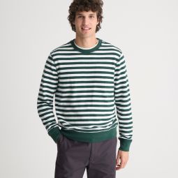 Long-sleeve textured sweater-tee