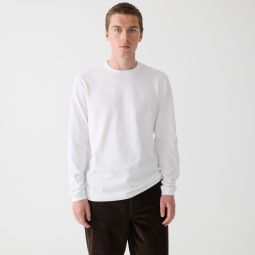 Relaxed long-sleeve premium-weight cotton T-shirt