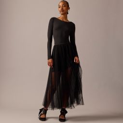 Collection layered tulle skirt