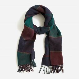 Abraham Moon u0026amp; Sons for J.Crew double-faced scarf in English wool