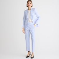 Kate straight-leg pant in stretch linen blend