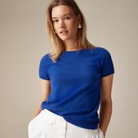Cashmere relaxed T-shirt in stripe