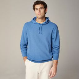 Textured sweater-tee hoodie