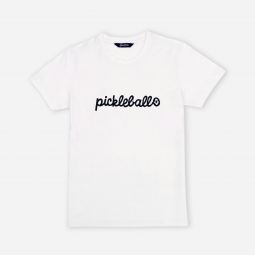 Ame u0026amp; Lulu womens sporty love T-shirt with pickleball stitching