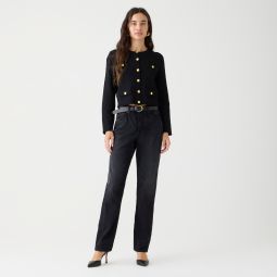 Petite mid-rise 90s classic straight-fit jean in Charcoal wash