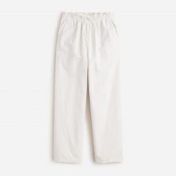 Drawstring pant in cotton blend