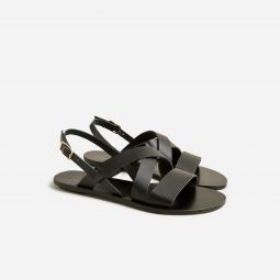 Carsen made-in-Italy slingback sandals in leather