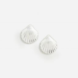 Metallic shell earrings