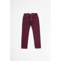 Tapered jeans - burgundy