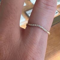 Diamond Sprinkle Arch Ring - Mullti