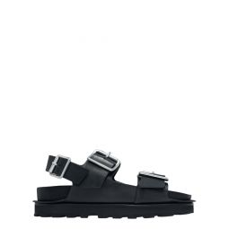 Vegetable Leather Buckle Sandals