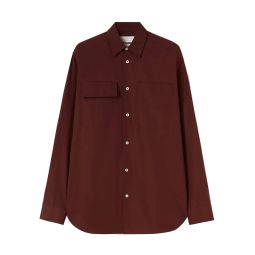 Straight Relaxed Fit Pointed Shirt