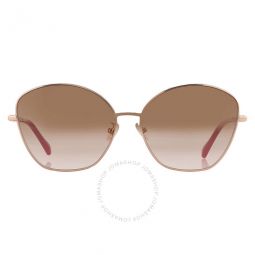 Brown Gradient Cat Eye Ladies Sunglasses