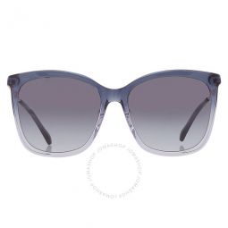 Grey Azure Cat Eye Ladies Sunglasses