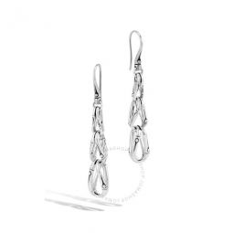 Sterling Silver Bamboo Earrings On A French Wire - Eb58128