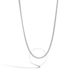 Classic Chain 2.5mm Silver Necklace with Lobster Clasp 22 -