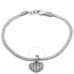 Classic Chain Bracelet in Sterling Silver Size Medium,