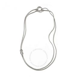 Classic Chain Sterling Silver Love Knot Necklace - Nb900908x18-24