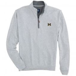 johnnie-O University of Michigan Sully 1/4 Zip Golf Pullover