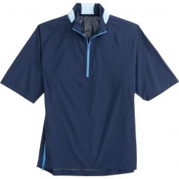 johnnie-O Stealth Stowable Short Sleeve Golf Rain Jacket