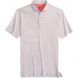 johnnie-O Chili Pepper Printed Jersey Performance Golf Polo