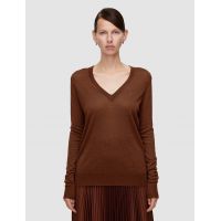 Cashair V-Neck Sweater - Mahogany