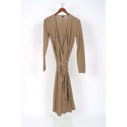 Linen Cotton Knitted Dress - Mocha
