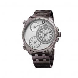 Mens Stainless Steel Silver-tone Dial