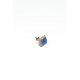 Square Earring - Blue