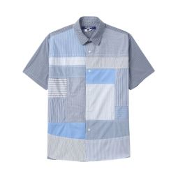 Cotton Check Stripe Shirt