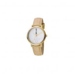 Womens CFC Leather Silver Dial