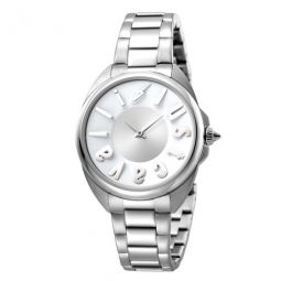 Logo Silver Dial Ladies Watch