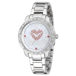 Shiny Silver Dial Ladies Watch